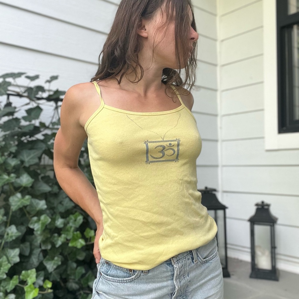 Abella Yellow Camisole Top 100% Cotton